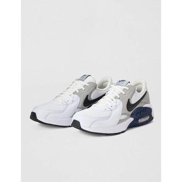 ⚡Nike Men's White/Black/Light Smoke Grey/Midnight Navy Air Max Fashion Sneakers - Picture 6 of 6
